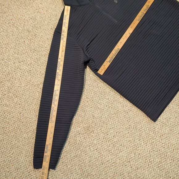 Under Armour Tips Daytona ColdGear 1/4 Zip Pullover Jacket Mens XL Black Loose - Picture 3 of 6